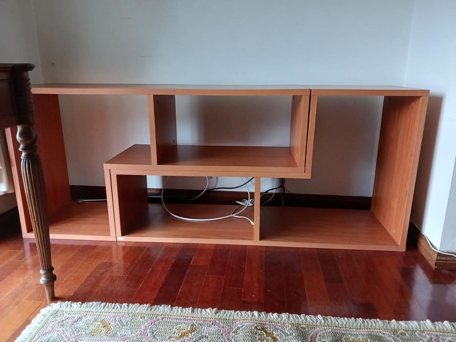 Móvel televisão Duas partes