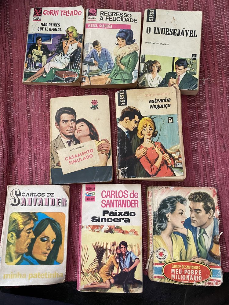 8 Romances Antigos: Coleções Sissi, Rosa, Coral, Dalia