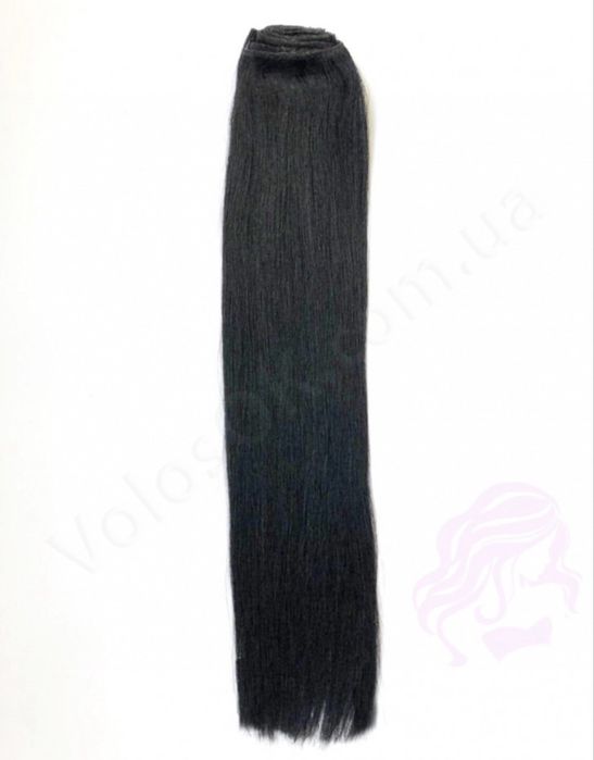 Продам натуральні чорні треси ! Волосся на заколках