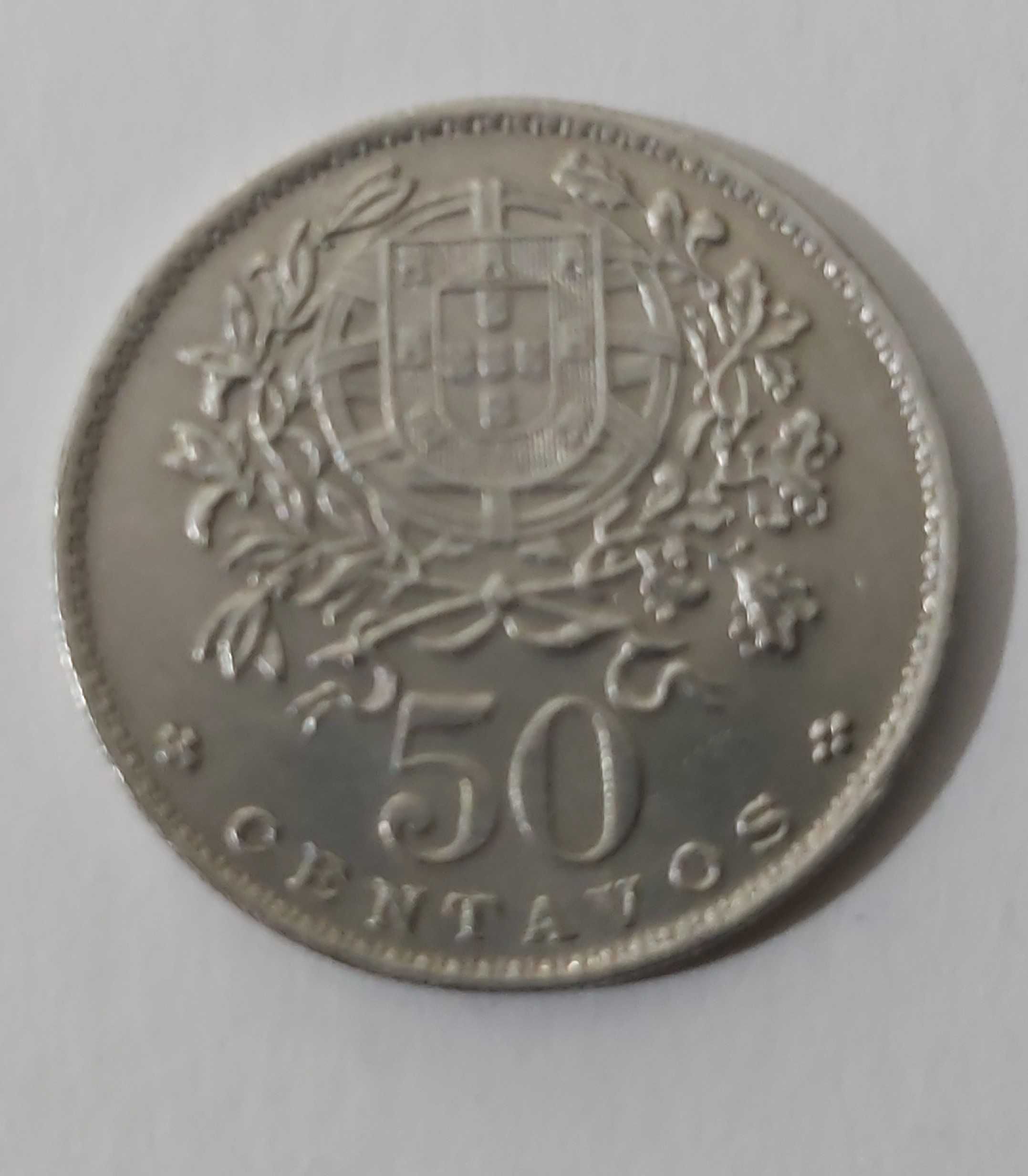 50 Centavos de 1962 Republica Portuguesa