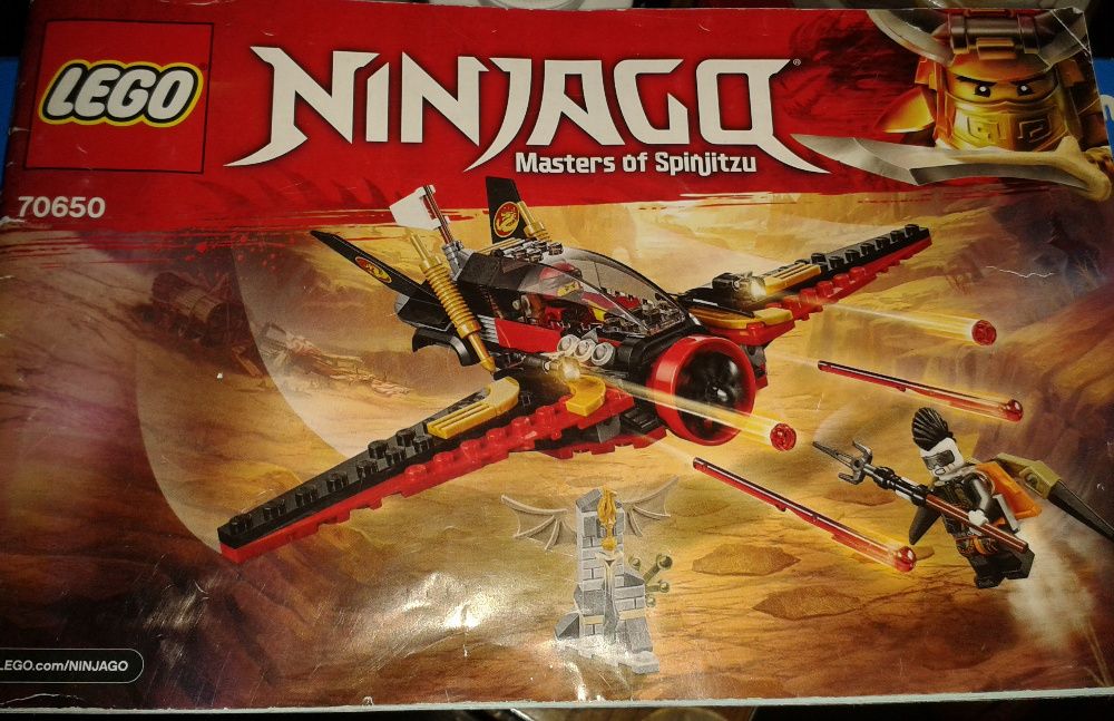 Klocki LEGO NINJAGO 70650 samolot Skrzydło Przeznaczenia