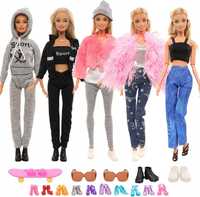 Ubranka dla lalek Barbie + Akcesoria Zestaw XXL