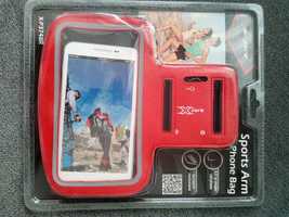 Opaska sportowa X-ZERO na ramię telefon max. 5,5" X-P3748R czerwona