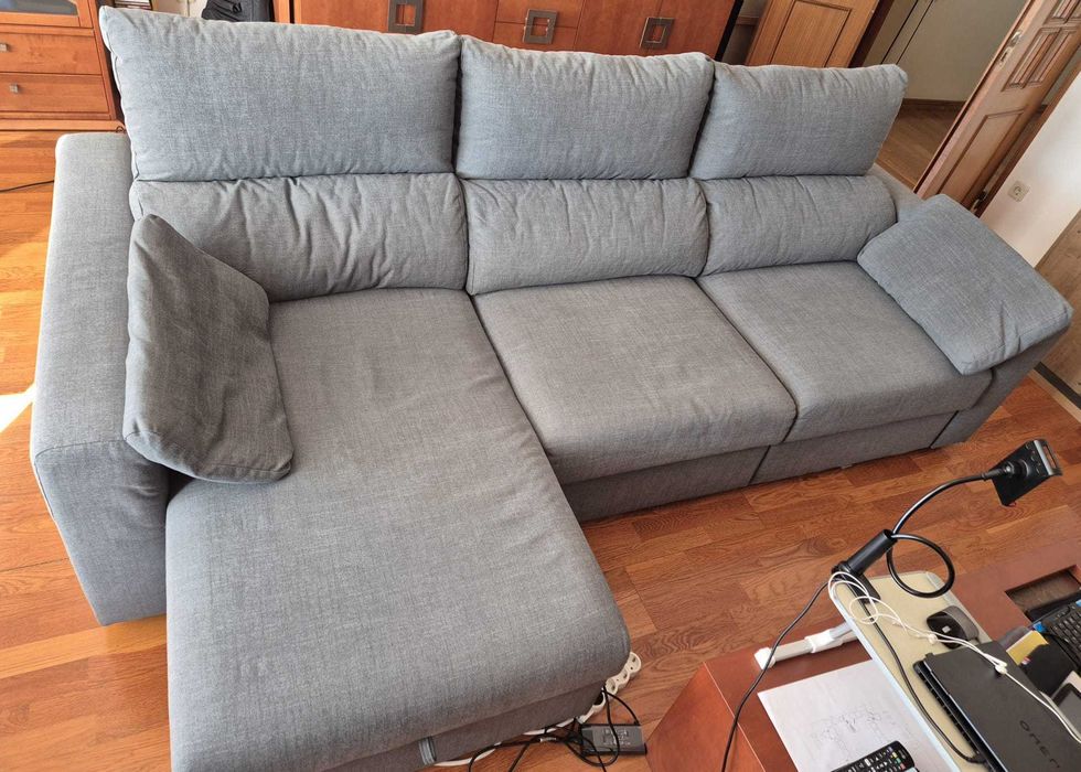 Sofa Ikea cinzento (usado)