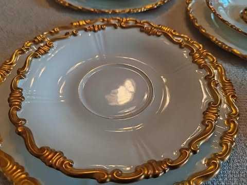 Zestaw śniadaniowy Sorau biała porcelana