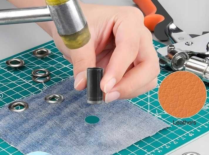 Ręczna Oczkarka Do Plandek Magnetyczna Do Banerów 10mm +520 oczek