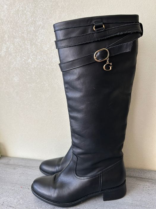 Шкіряні сапоги GUESS, 38р.