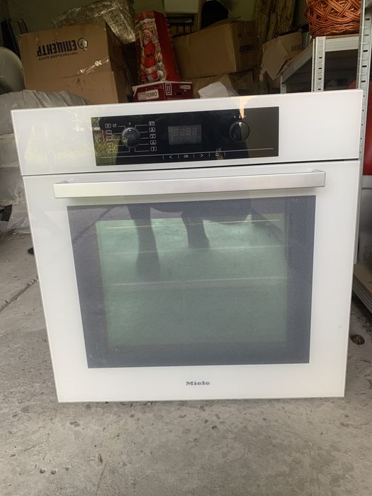 Біла Духова шафа Miele Пар,Піроліз ! Сенсор