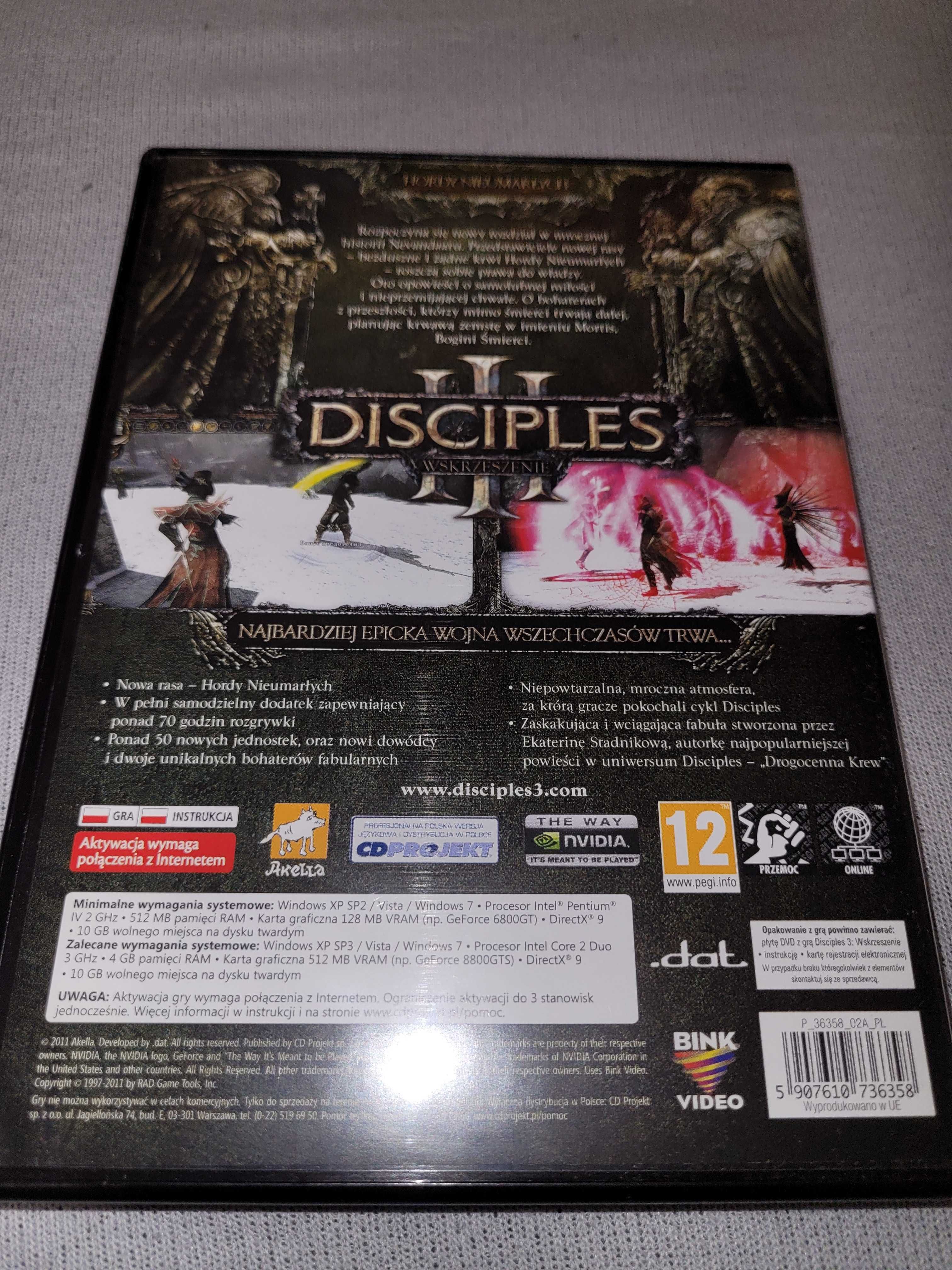 DISCIPLES III 3 Wskrzeszenie Hordy Nieumarłych PC