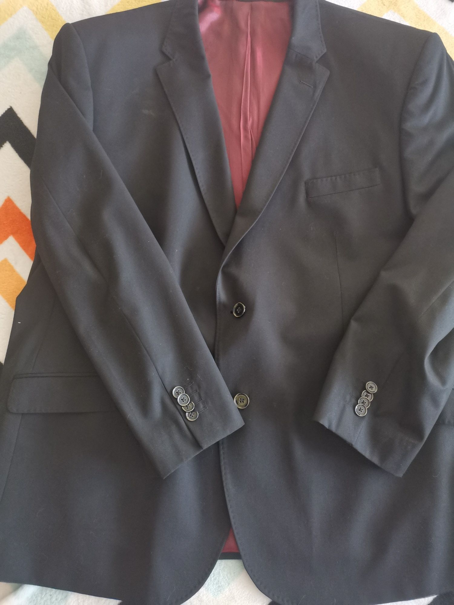 Marynarka męska czarna XXXL