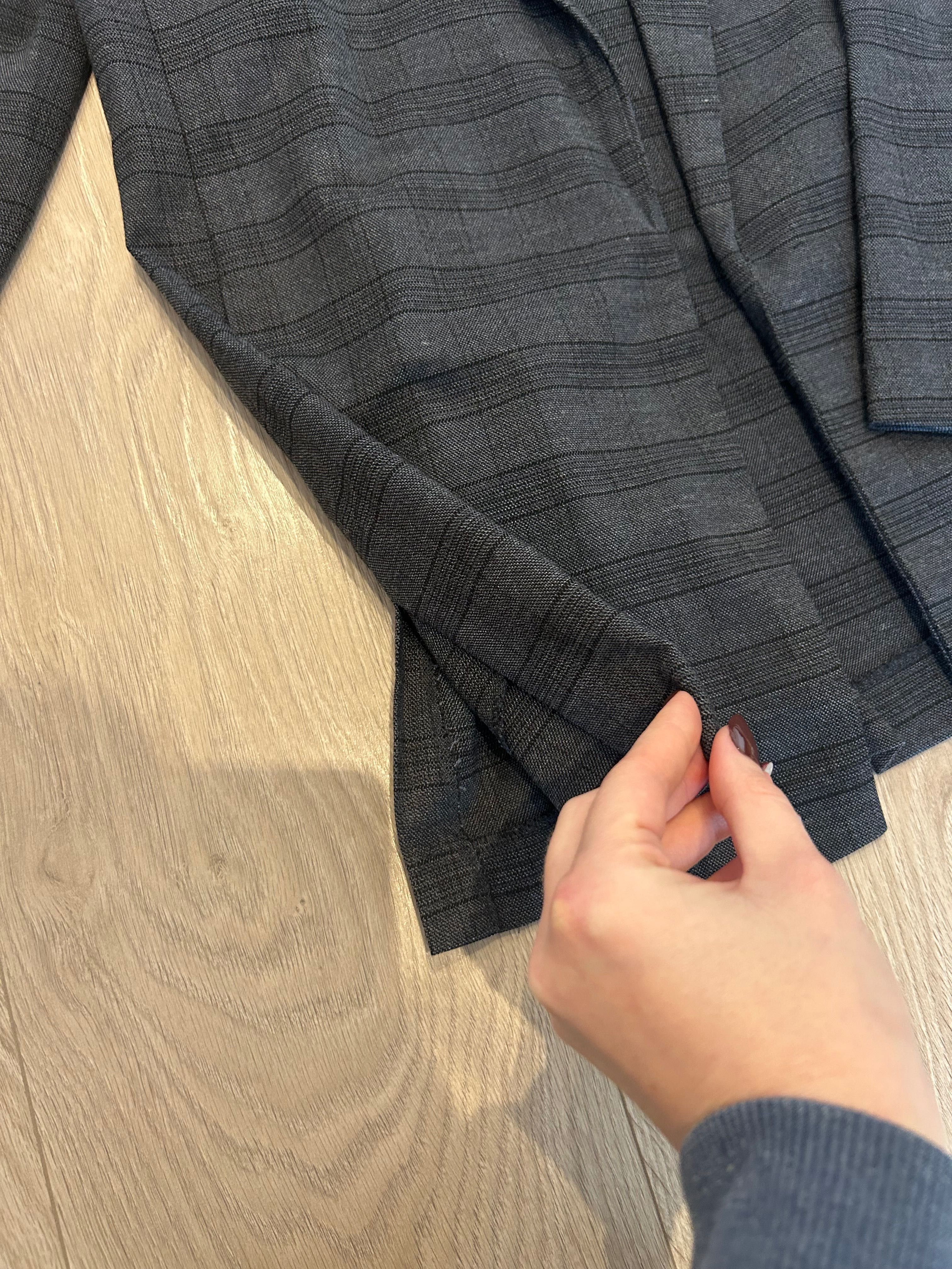 Marynarka RESERVED swobodna oversize krata 38