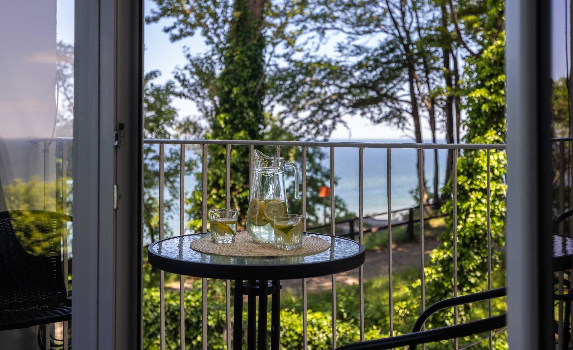 2-pokojowy apartament z wyjątkowym widokiem na morze, 100m od plaży