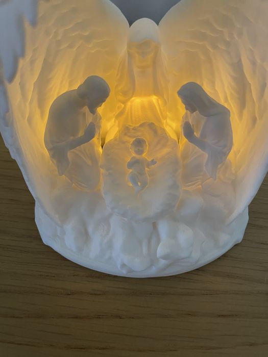 Mini- presépio com vela led incluída