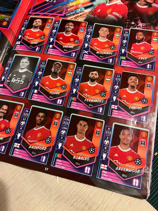 Caderneta Champions Topps