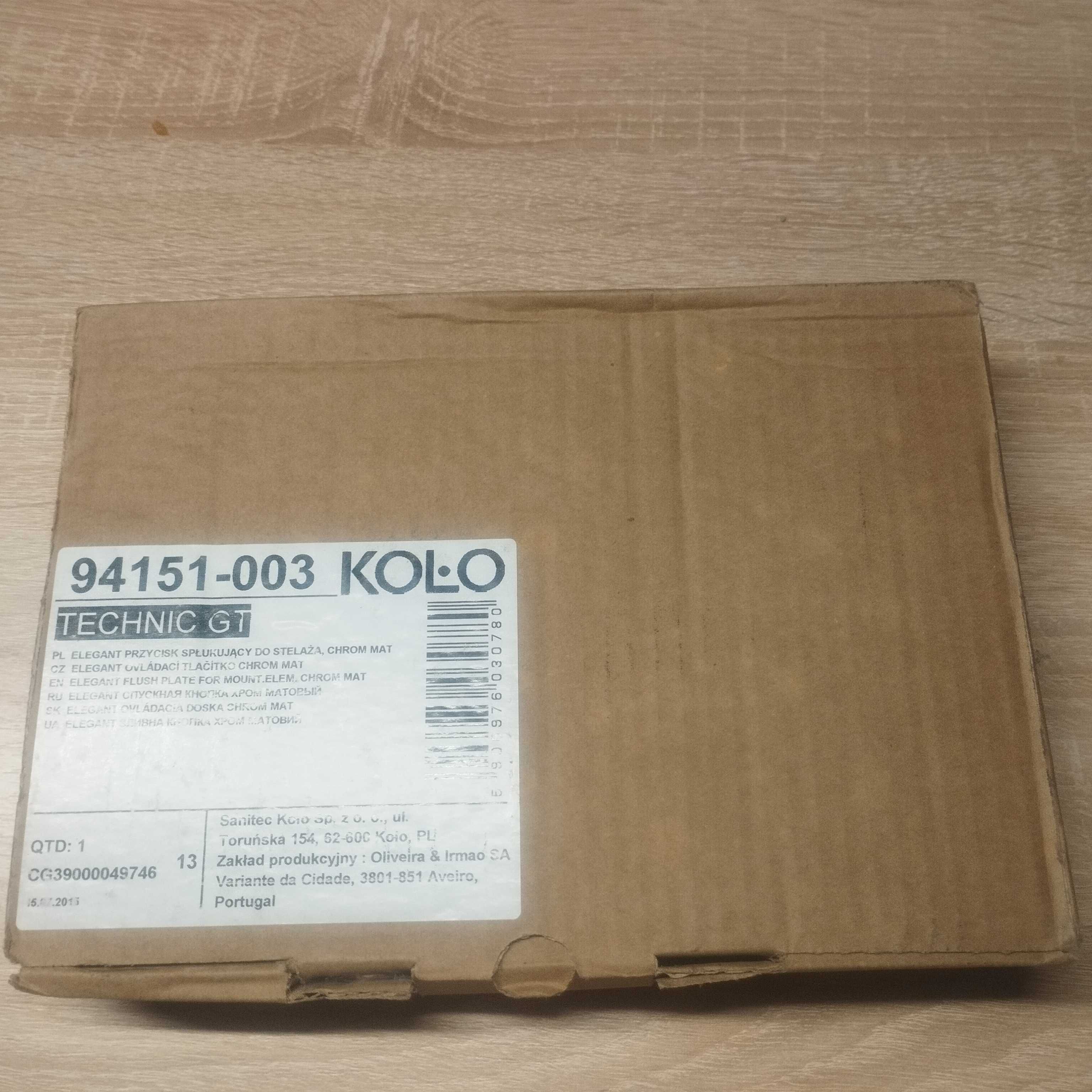 Przycisk spłukający do WC TECHNIC GT Koło ELEGANT chrom mat