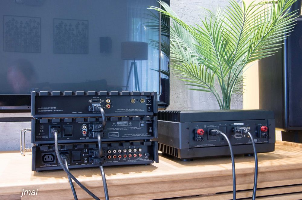 Końcówka mocy + preamp = Wzmacniacz Quad Elite QSP zestaw high-end