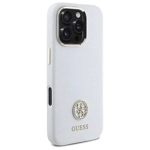 Guess GUHCP16XM4DGPH iPhone 16 Pro Max 6.9" biały/white hardcase Silic