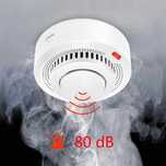 Czujnik dymu, detektor pożaru bezprzewodowy alarm Wifi 2,4Ghz TUYA
