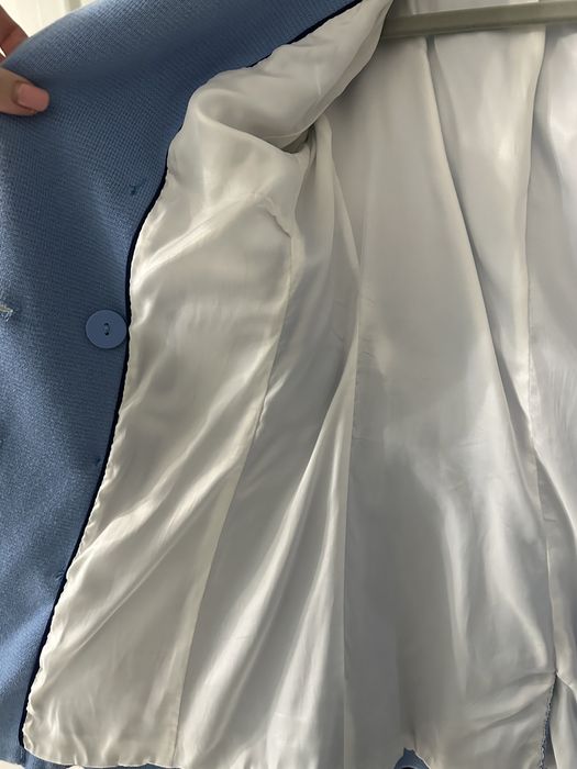 Піджак/жакет твідовий блакитний H&M