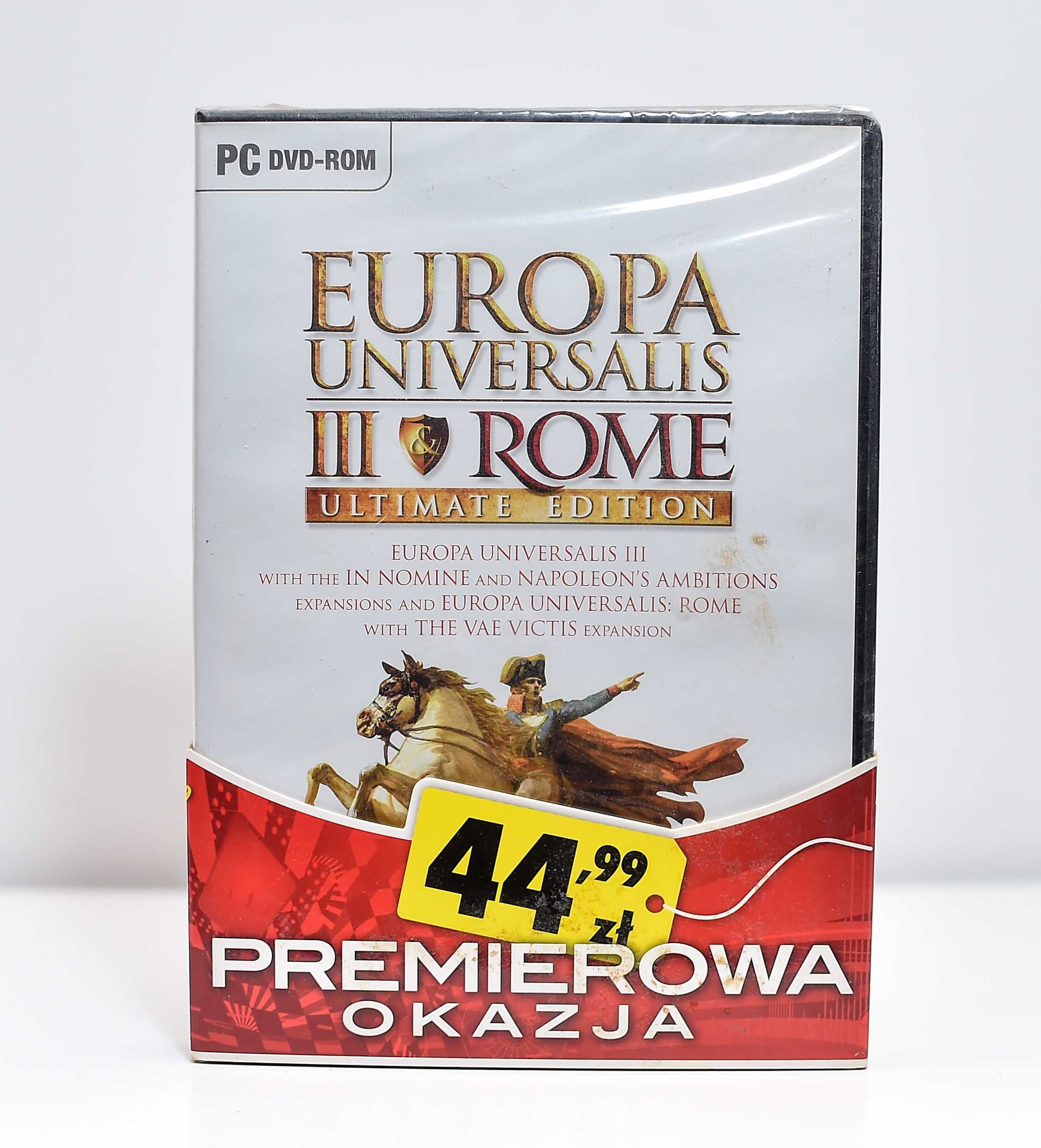 Gra PC # Europa Universalis III Rome Ultimate Edition PL (NOWA FOLIA)