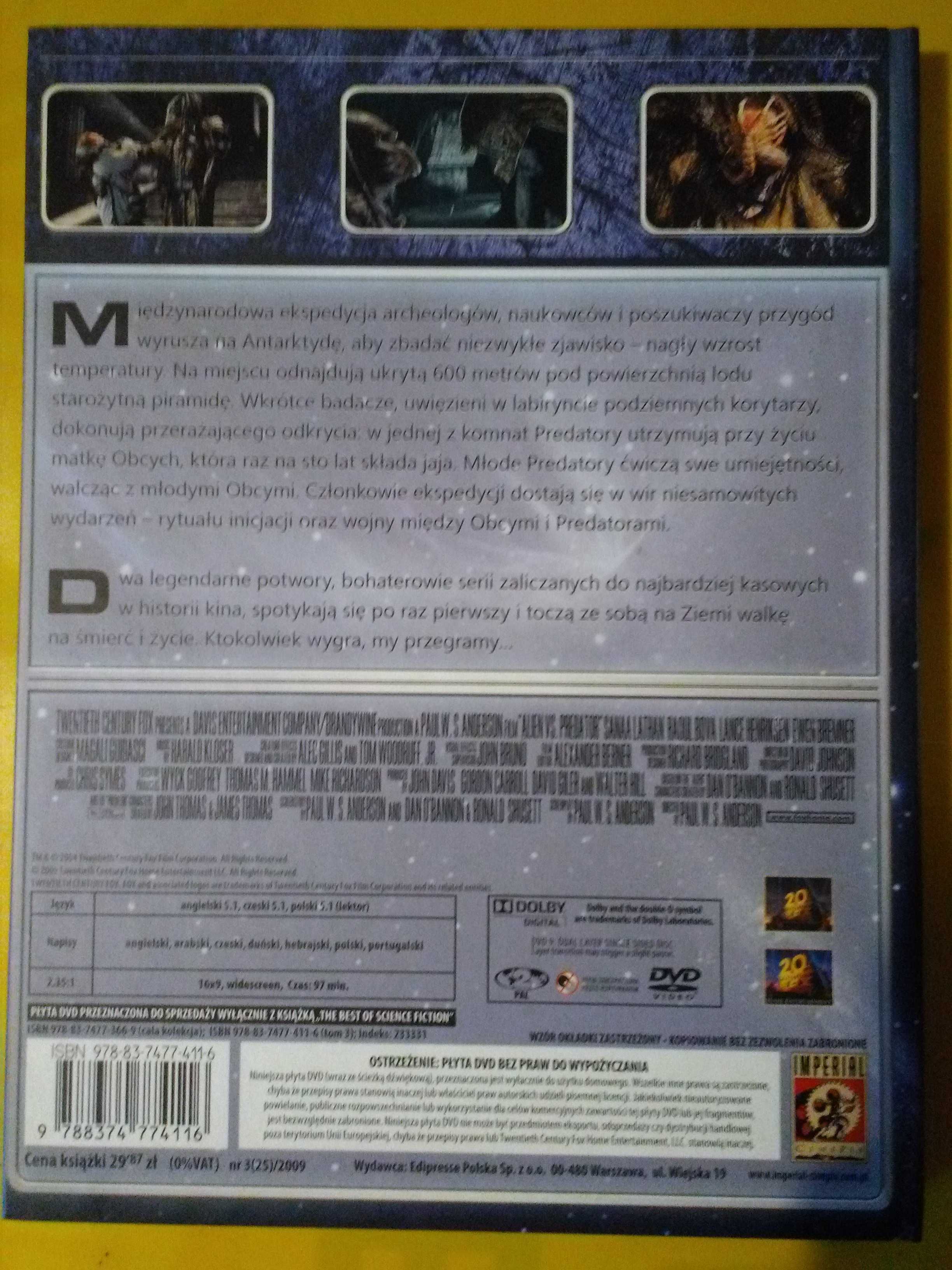 Obcy kontra Predator – ktokolwiek wygra, my przegramy – film na DVD
