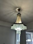 Lustre/candeeiro em vidro