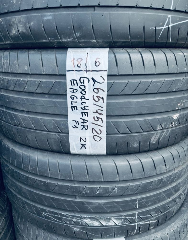 295 40 20 и 265 45 20 Goodyear eagle F1 разношир протектор 80% и 60%