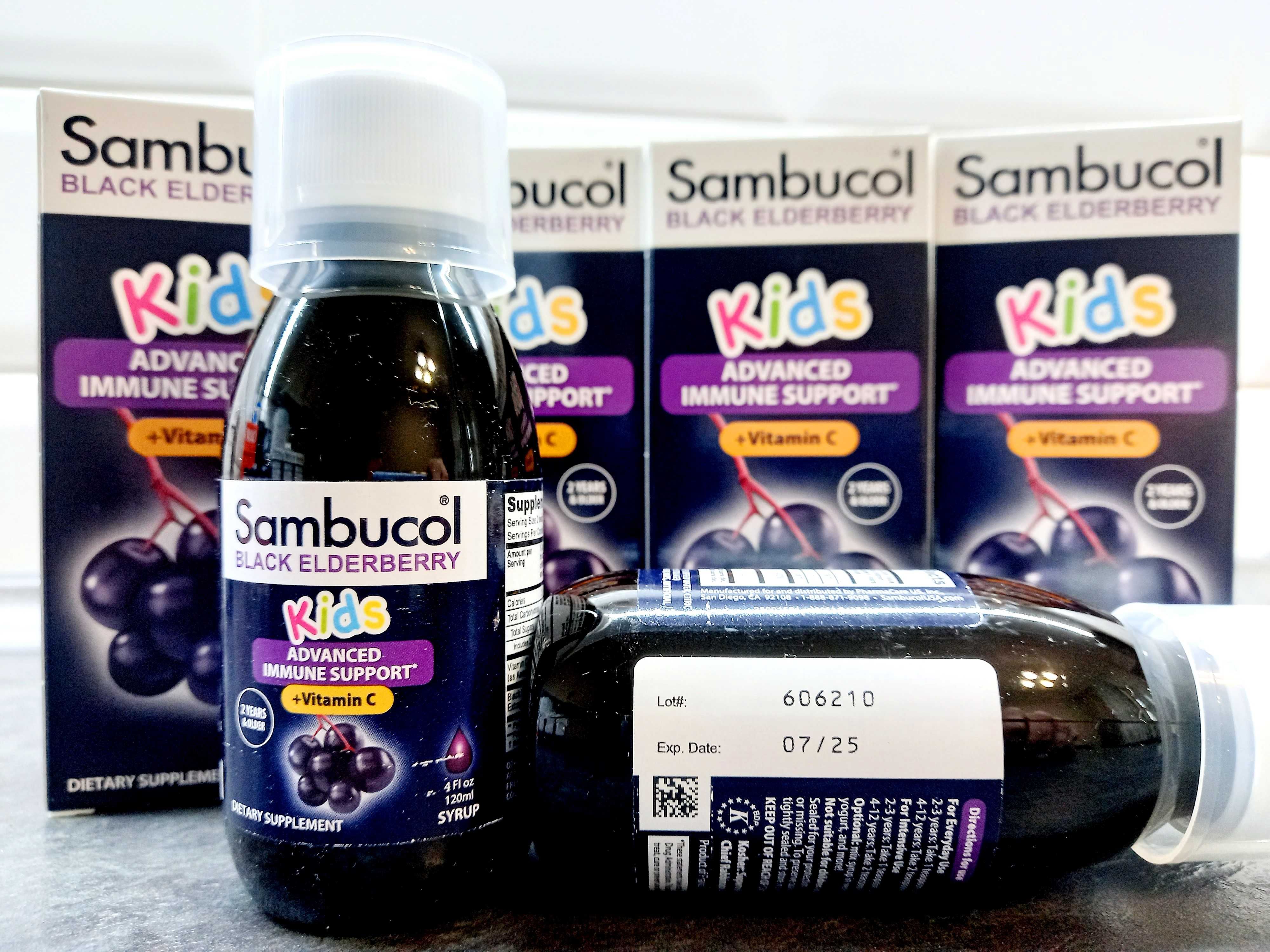 Sambucol, Black Elderberry for kids (120 мл), черная бузина