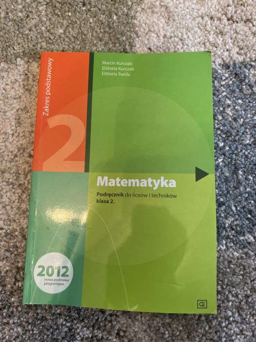 Matematyka podrecznik do liceow i technikow klasa 2