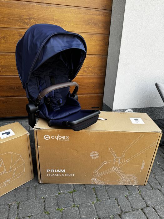 Cybex Priam zestaw gondola, spacerówka, nosidełko z bazą