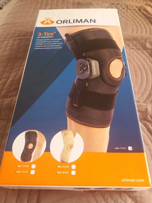 Joelheira ortopédica  (extensão / flexão)