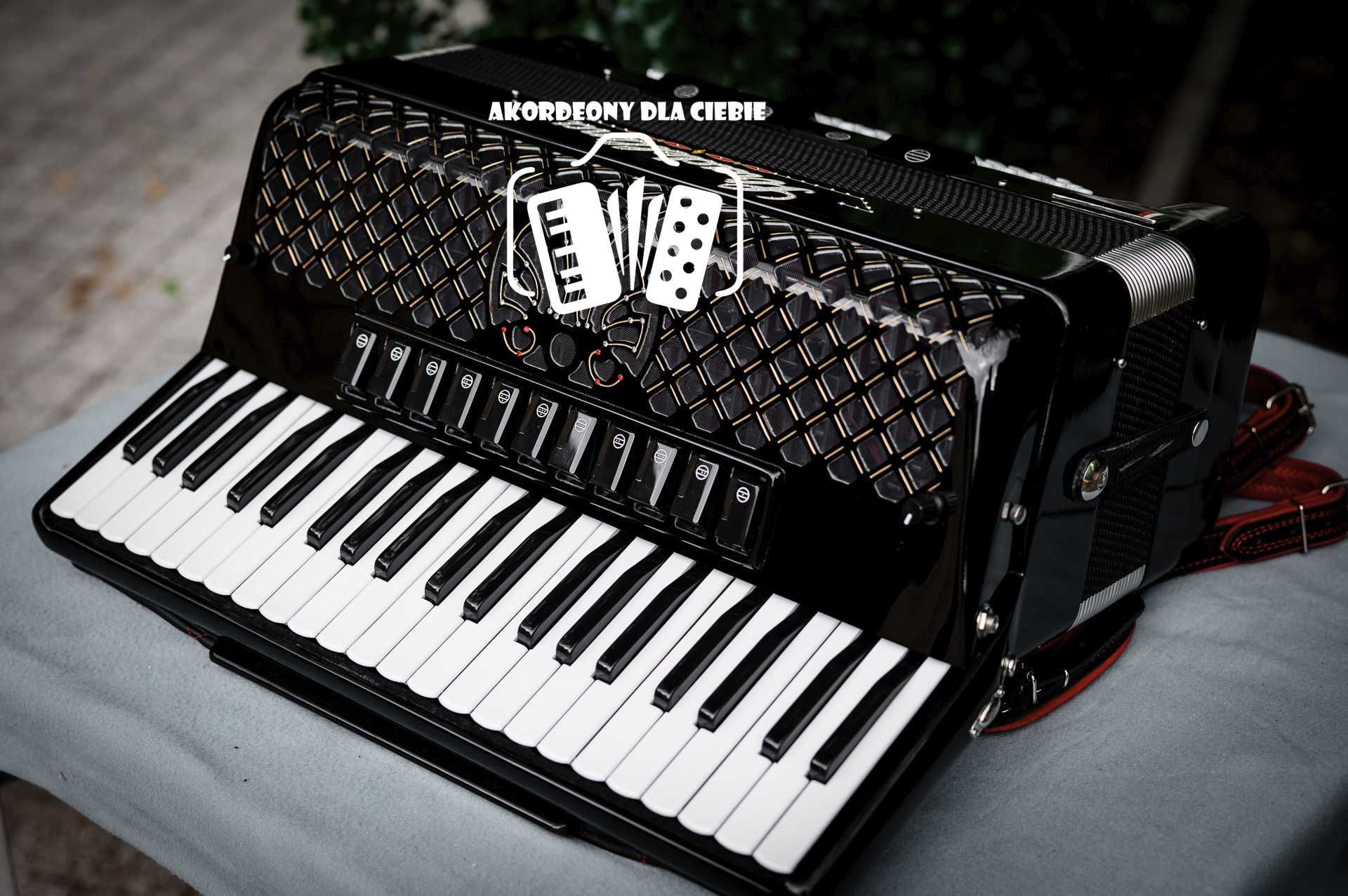 Akordeon Włoski Stradellina 120 basów - Musette plus nagłośnienie