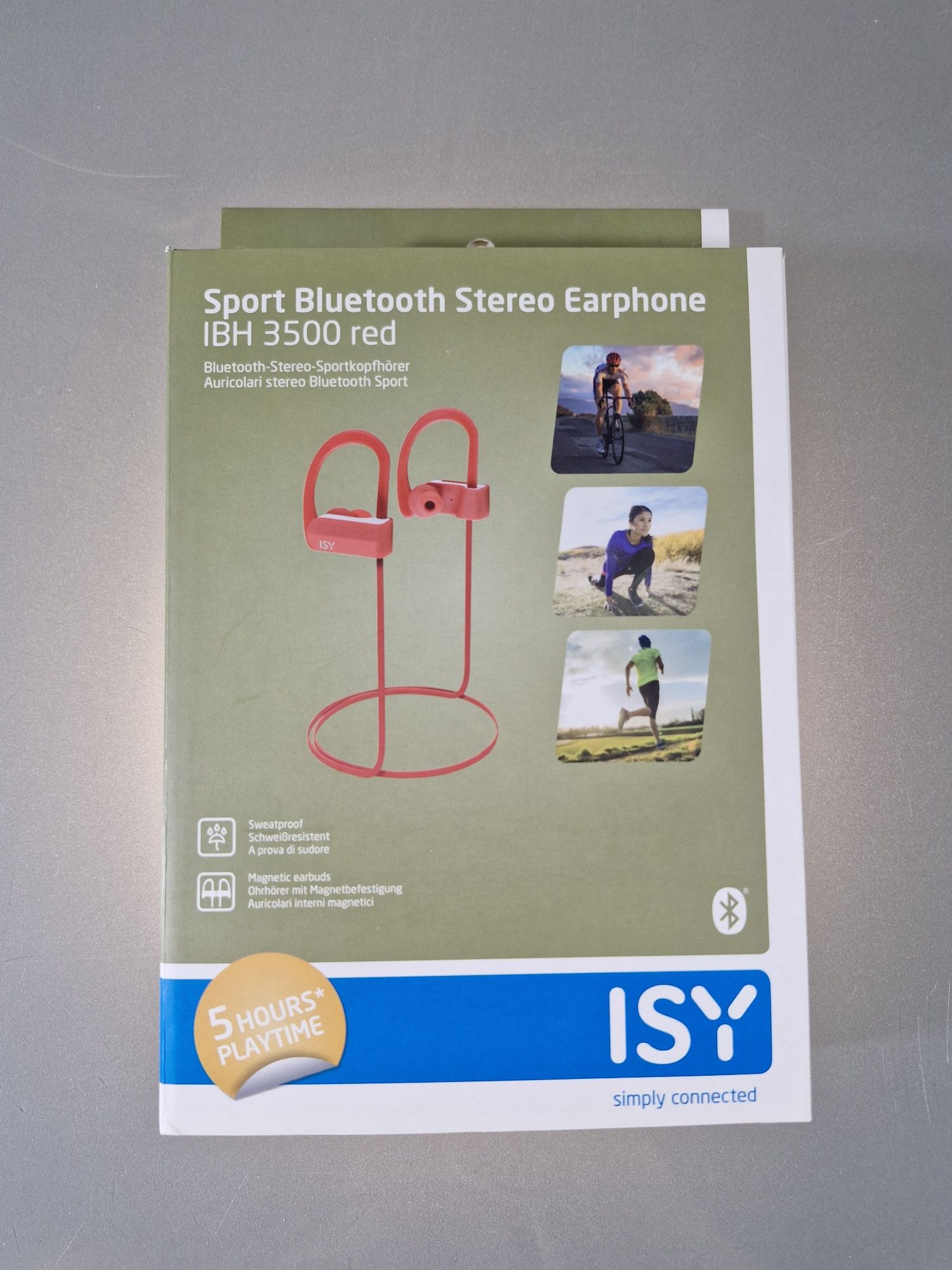 Słuchawki Bezprzewodowe ISY IBH-3500 RD Czerwone