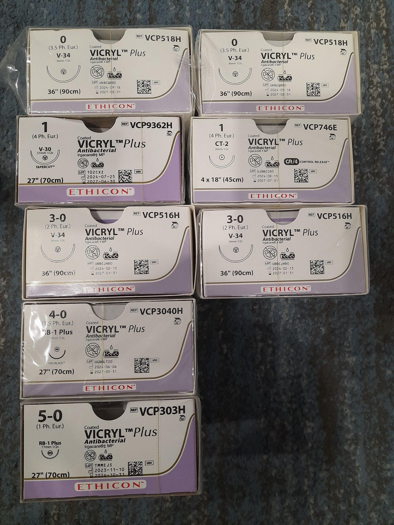Шовний хірургічний матеріал Vicryl , Prolene, PDS