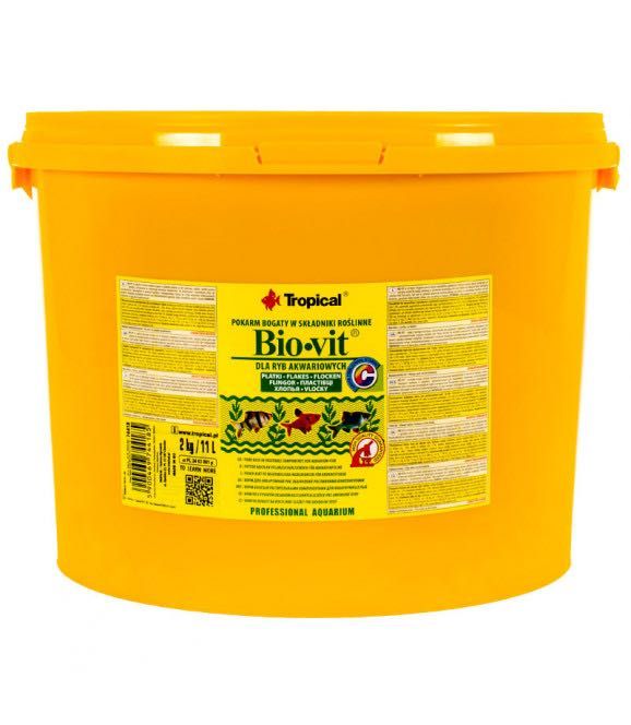 Tropical Bio-Vit 21l/4kg, roślinny pokarm dla ryb