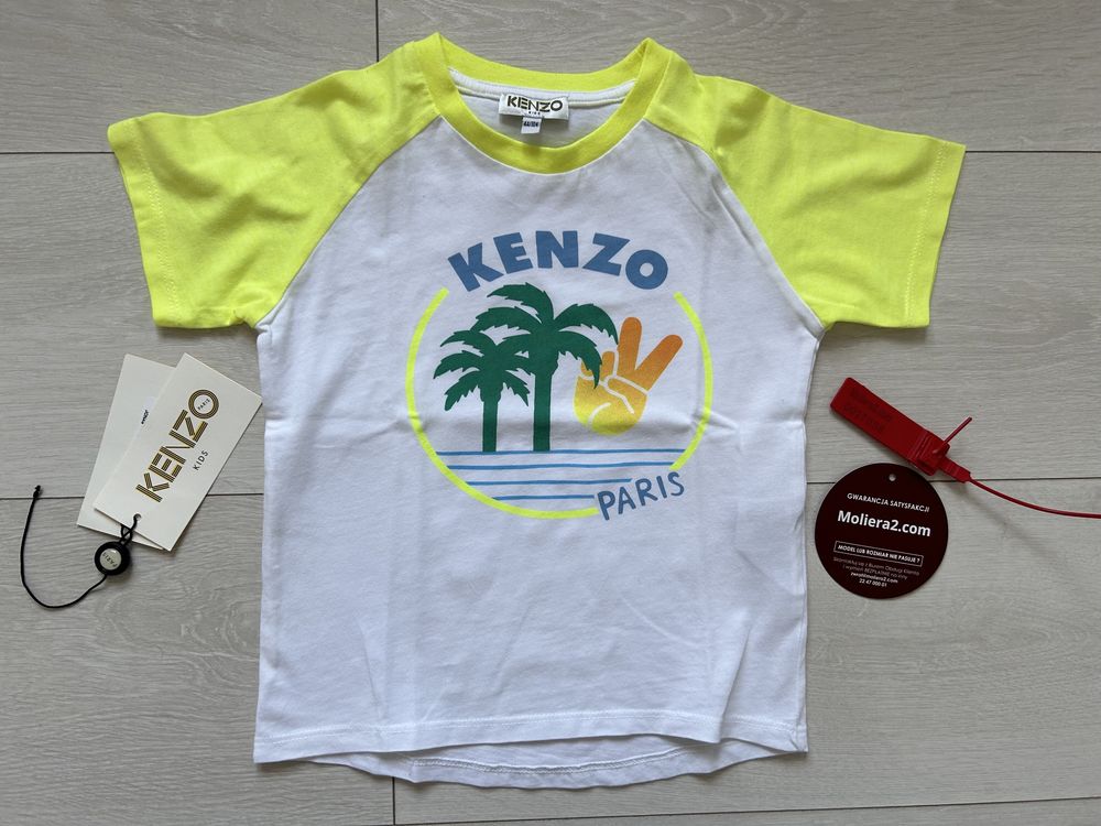 Kenzo Kids 4 lata r. 104 koszulka t-shirt chłopięcy z Moliera 2