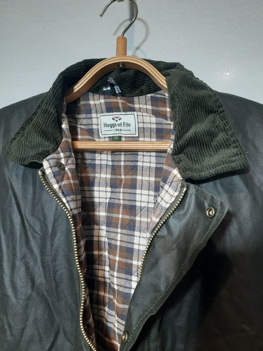 Hoggs of Fife ваксований жилет Padded waxed waistcoat XL made England