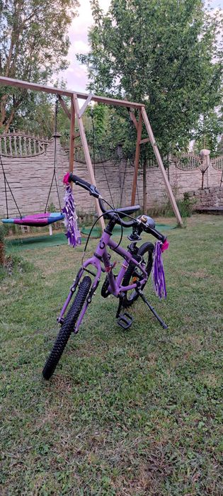 Rower roco bike 16 +dodatki  cali fioletowy lżejszy od wooma ! Piękny.