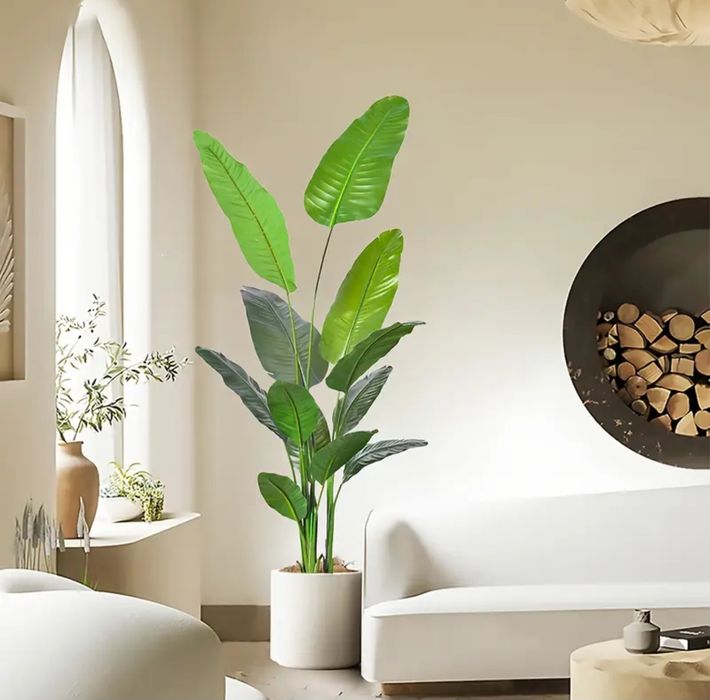 HIT Sztuczne Drzewo Bananowe Sztuczny Bananowiec Roślina Palma 180cm