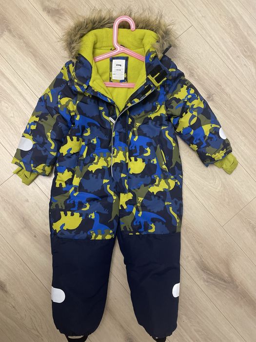 Zimowy kombinezon Sinsay 110 moro odblaski