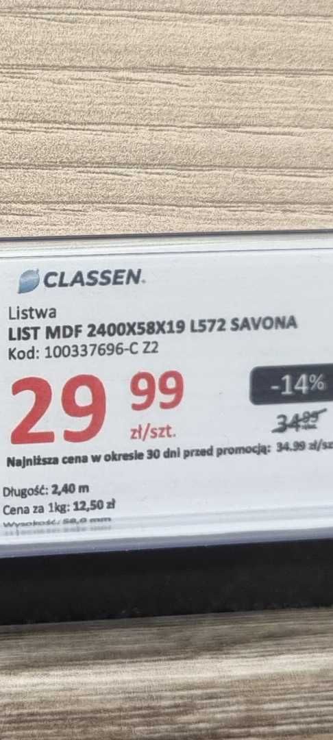 Listwa przypodłogowa