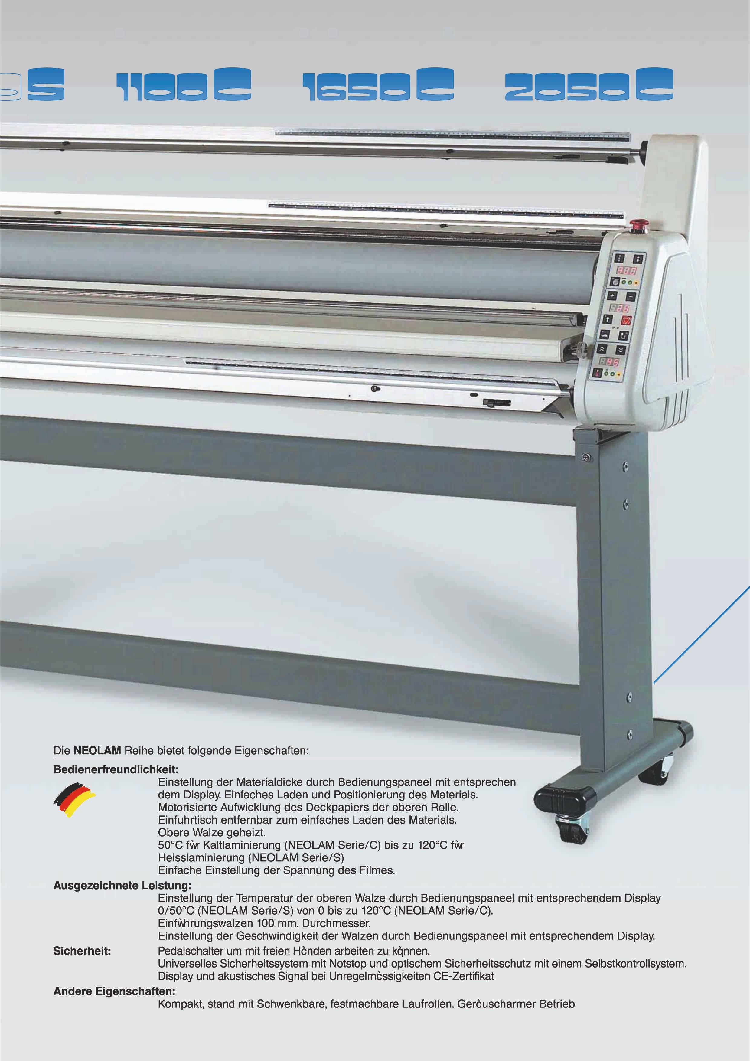 Laminadora profissional da marca NEOLT