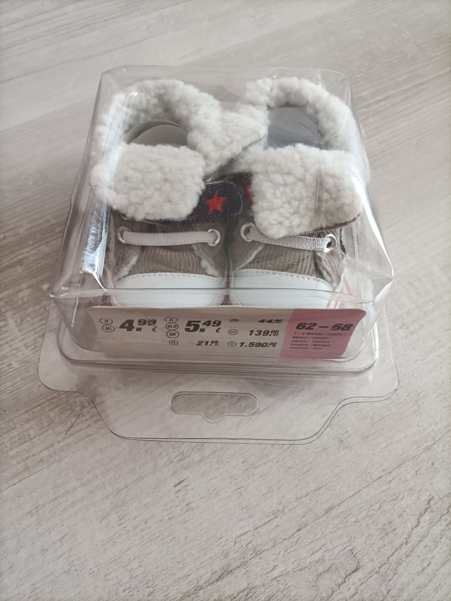 Buty zimowe niechodki, r.62-68