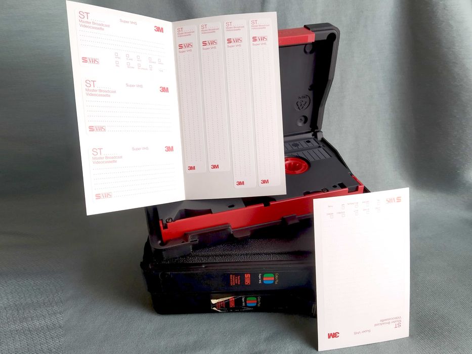 Відеокасети 3M ST-120 Master Broadcast VHS