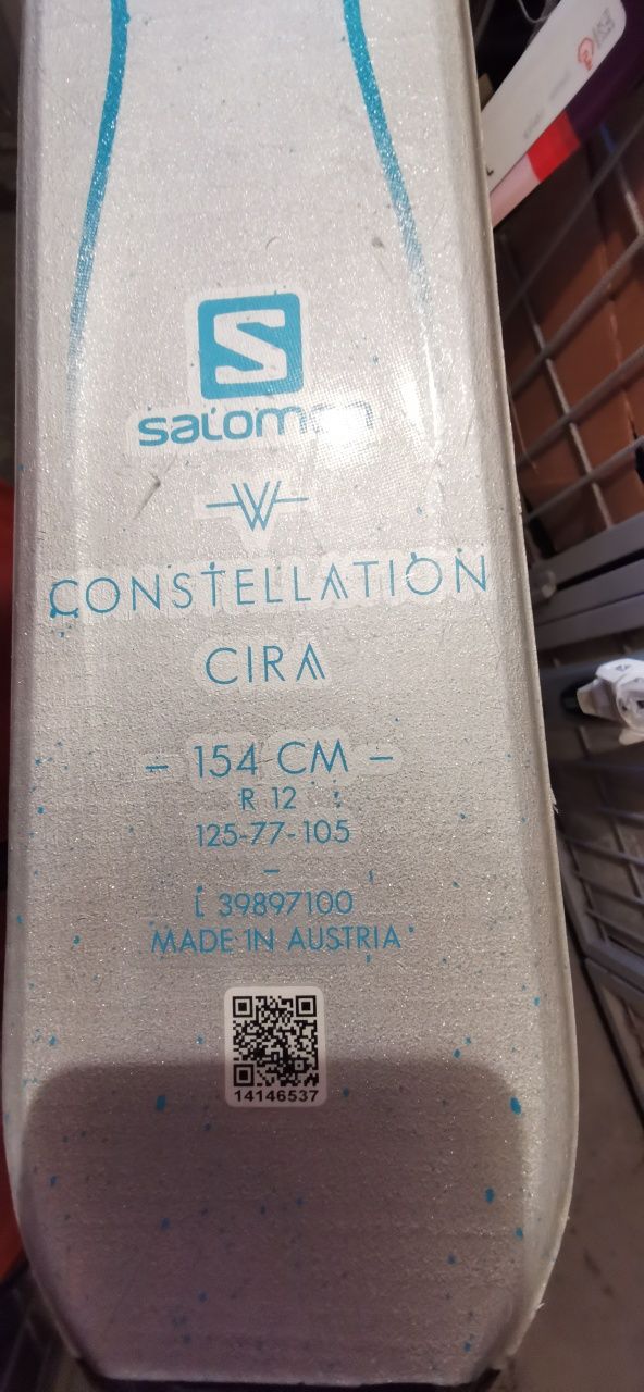 Narty Salomon CIRA 154 piekne damskie narty 
CIRA + E Lithium 10 W
C