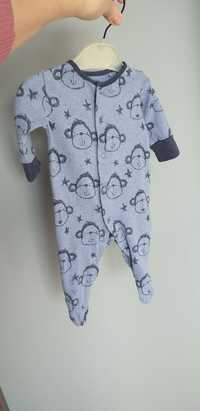 Pajac pajacyk piżama piżamka w małpy małpki Next 56