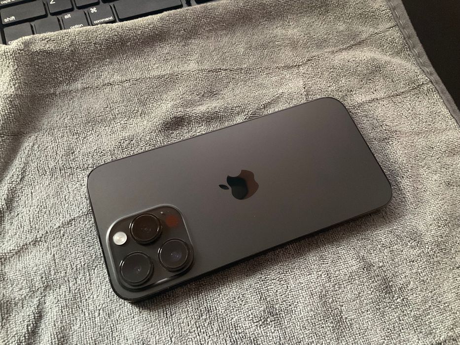 iPhone 14 Pro Max 256GB Szary | bateria 91% | etui + szkło |