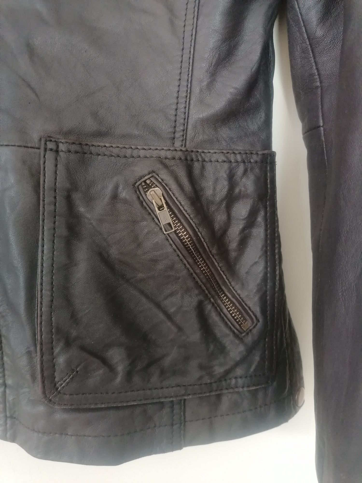 Kurtka skórzana elegancka