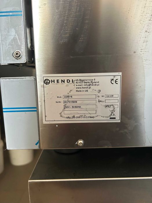 Piec Cukierniczy Piekarniczy Konwekcyjny Elektryczny Nawliżacz Hendi