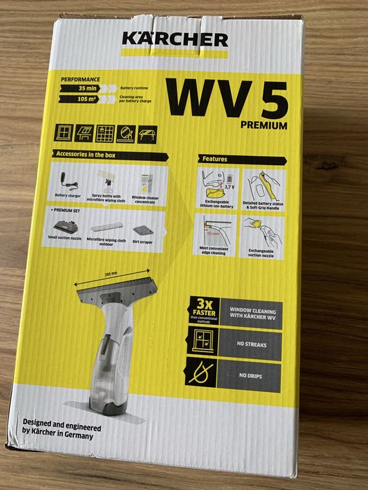 Karcher WV 5 Premium Plus; great condition, full set